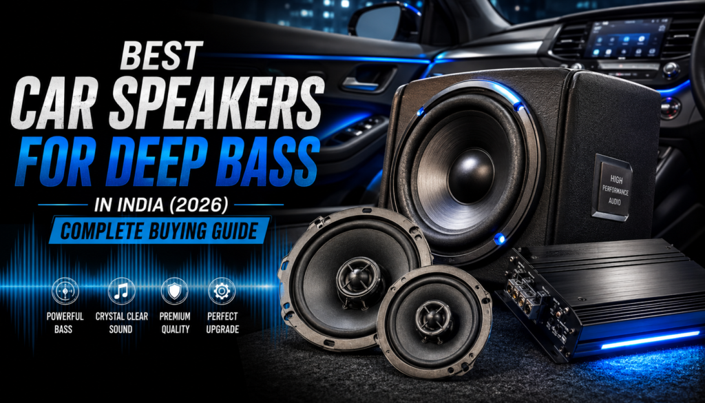 Best Car Speakers for Deep Bass in India 